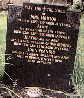 Jane Morton's Grave, Brindle