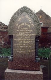 Richard Cottam's Gravestone