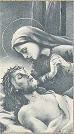 Richard Jordan's Burial Card - front