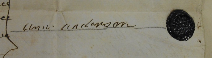 Ann Anderson's Signature