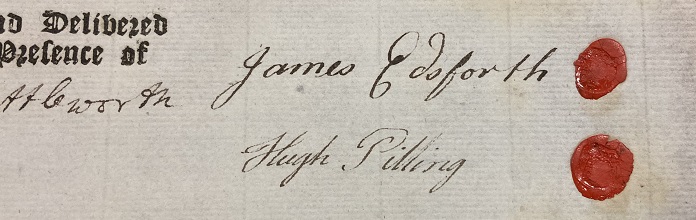 James Edsforth's 
      signature