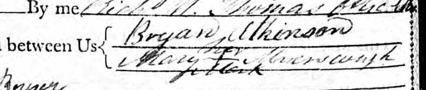 Bryan Atkinson's signature