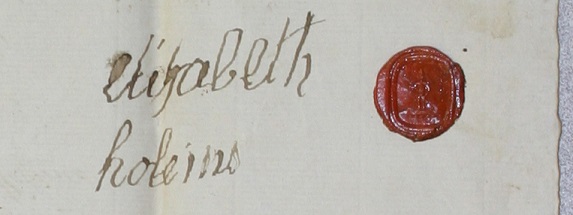Elizabeth Holmes signature