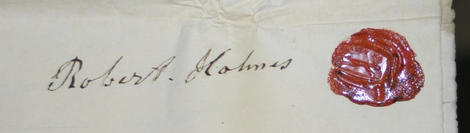 Robert Holmes signature