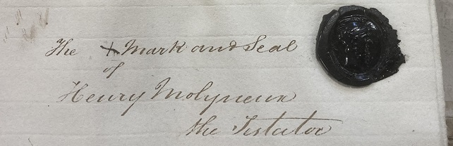 Will of Henry Molyneux