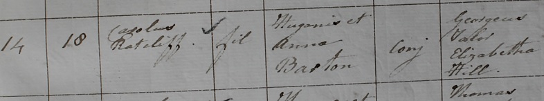 Baptism of Charles Barton