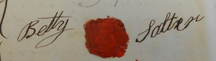 Betty Salter's signature