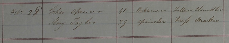 John Spencer's third 
      marriage