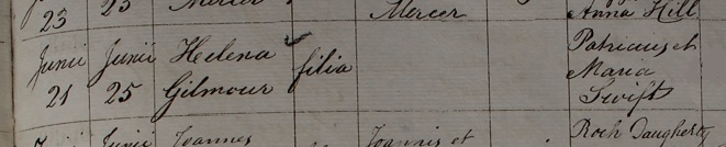 Baptism of Ellen Gilmore