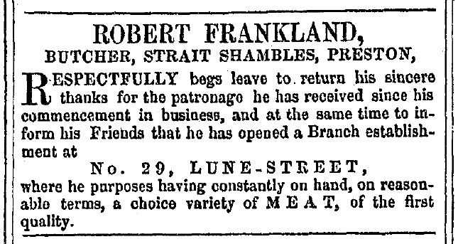 Newspaper advert