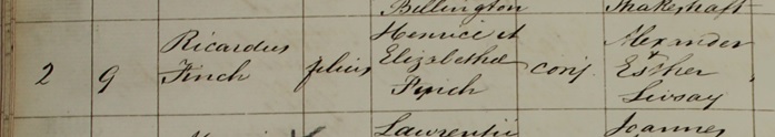 Baptism of Richard Finch