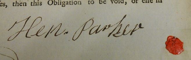 Henry Parker's Signature