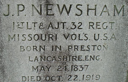 The Grave of Joseph Newsham